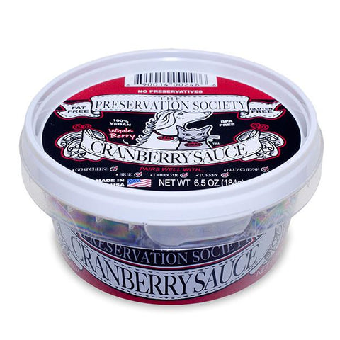 Preservation Society Cranberry Sauce (6.5oz Deli Cup)